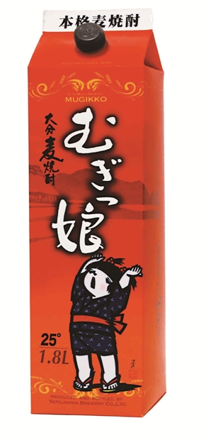 大分麦焼酎 むぎっ娘パック25度1800ml[麦焼酎]｜国分焼酎倶楽部